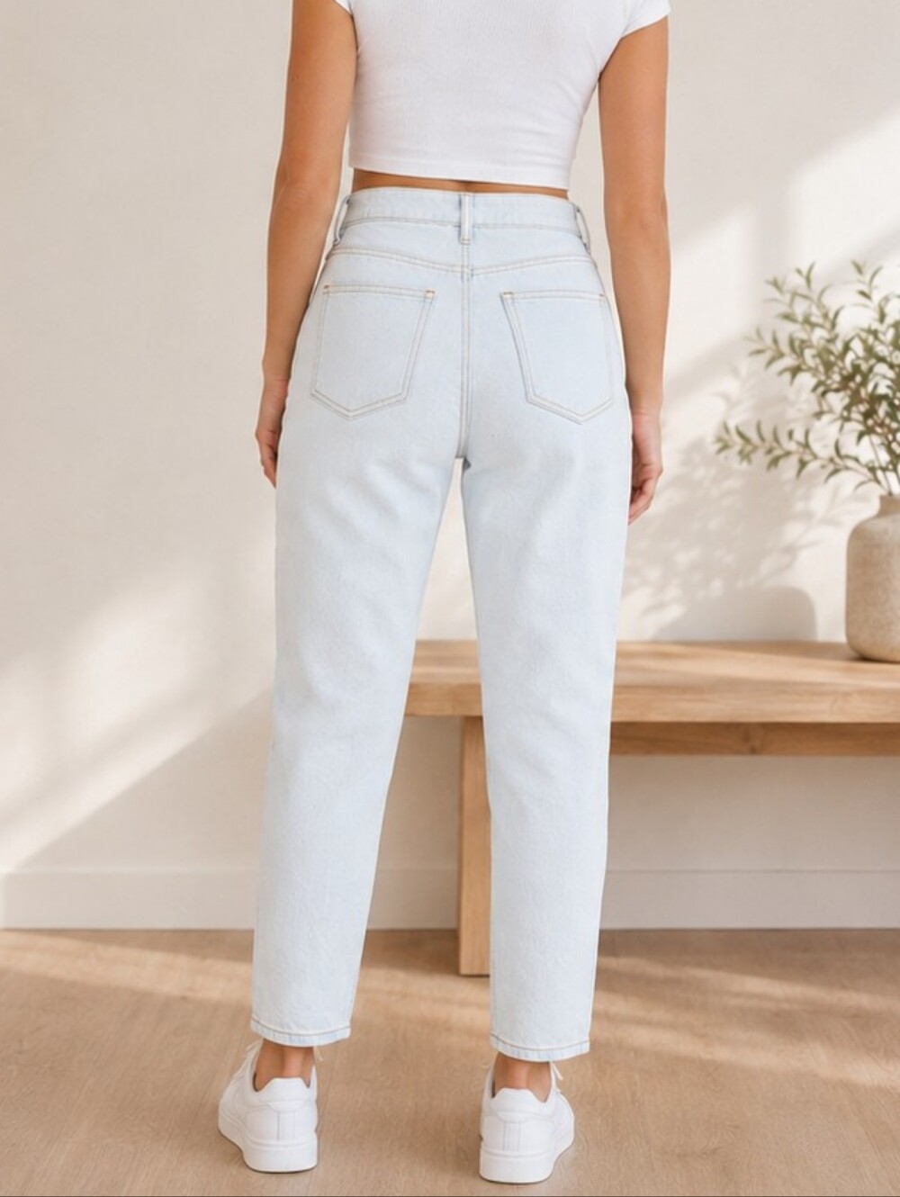 Wild Fable High-Rise Tapered Jeans – Women’s Size 2 / 28” Inseam - Picture 2 of 11